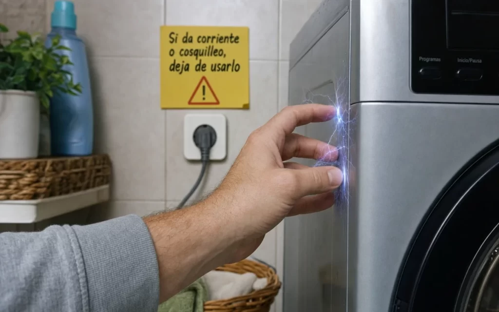 Me da corriente al tocar un aparato: qué significa