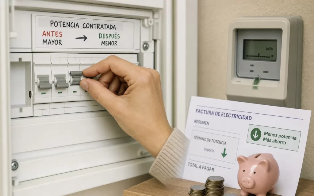Cuánto cuesta bajar la potencia contratada en España y cuánto puede ahorrar
