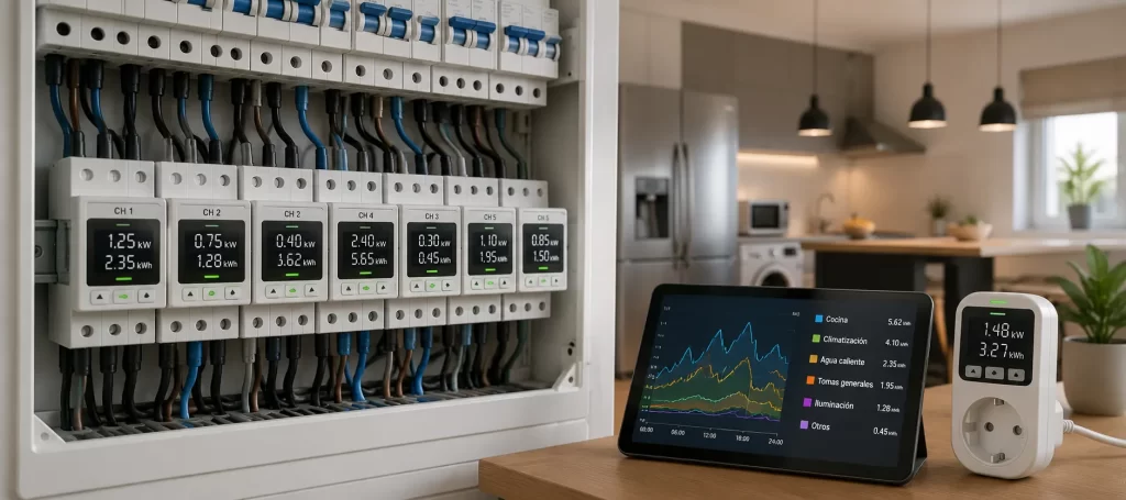 Cómo medir el consumo eléctrico por circuitos para saber dónde se concentra la carga de una vivienda