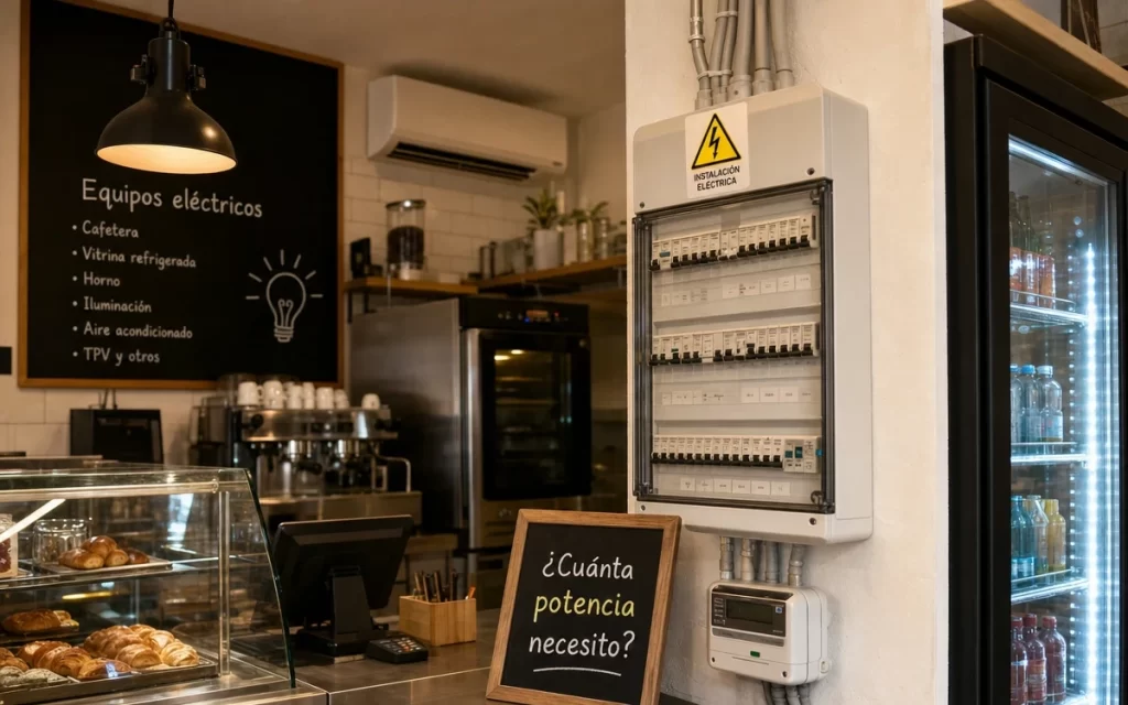Potencia eléctrica en un pequeño negocio: cómo estimarla